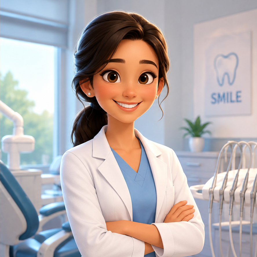 Stock portrait — Dr. Rashmi S. at the clinic